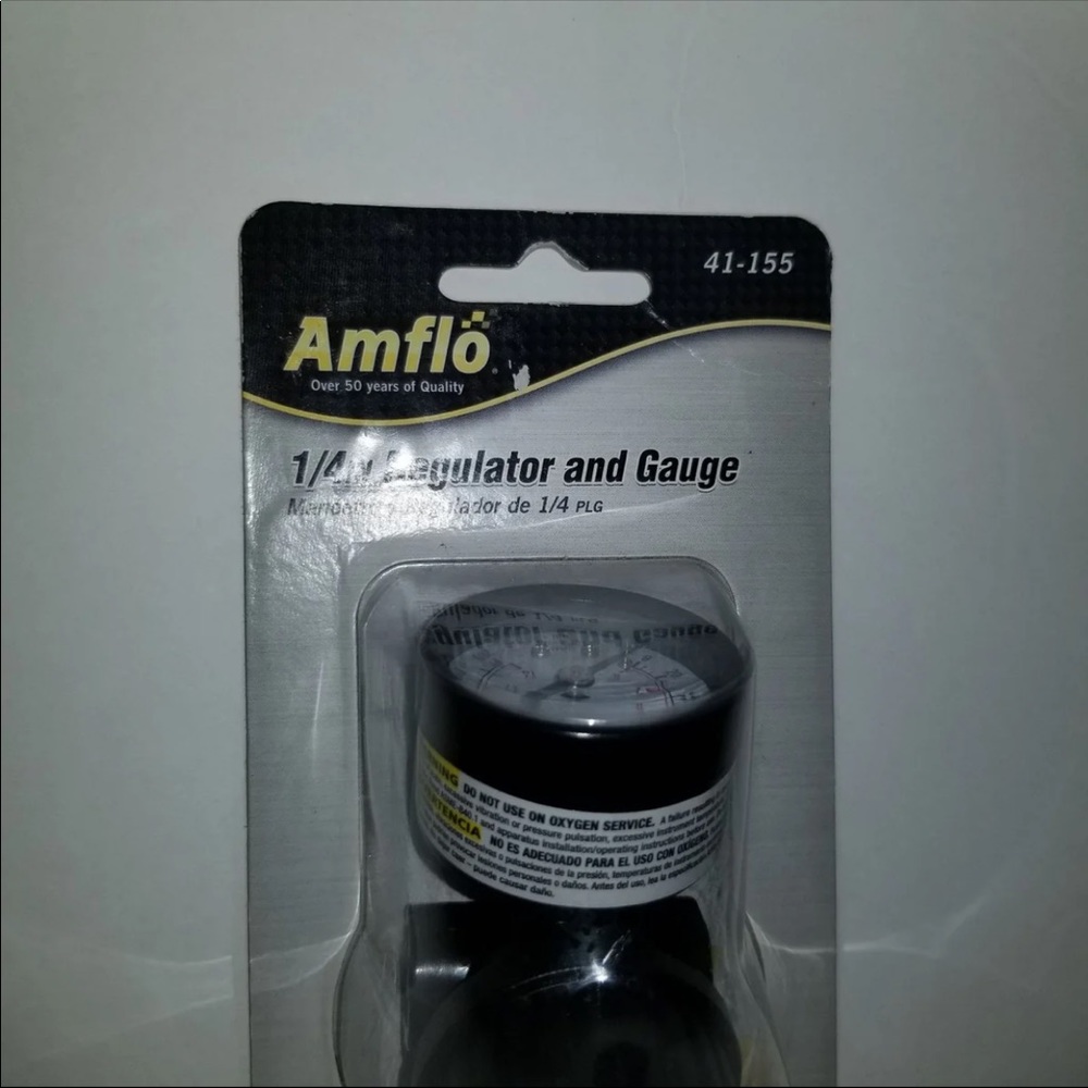 Amflo (41-155) 1/4 IN Regulator and Gauge - Picture 2 of 10